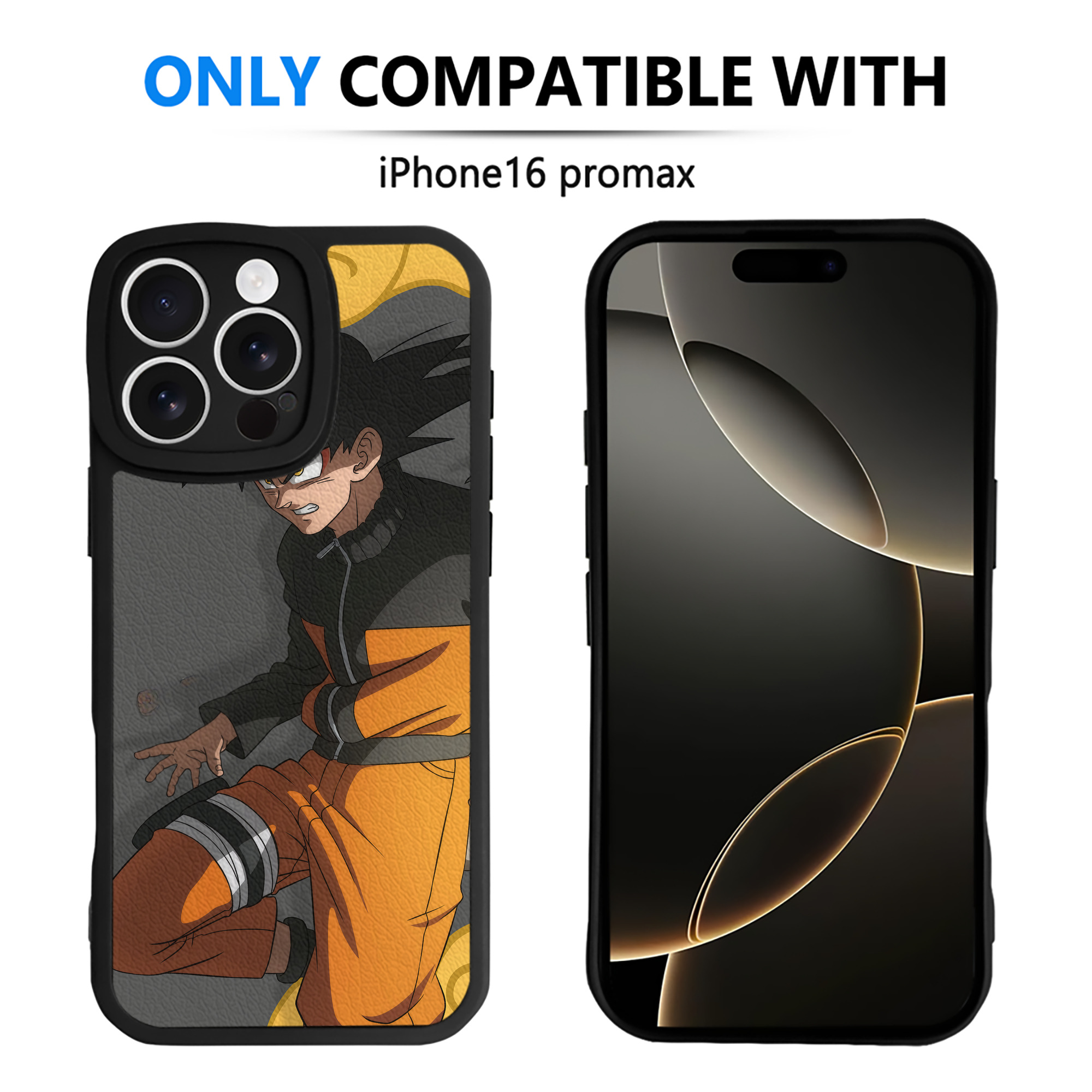 （画像用） ドラゴンボール DRAGON BALL 【iPhone 16シリーズ対応】シリコンスマホケース（レザー調） 材質：シリコン